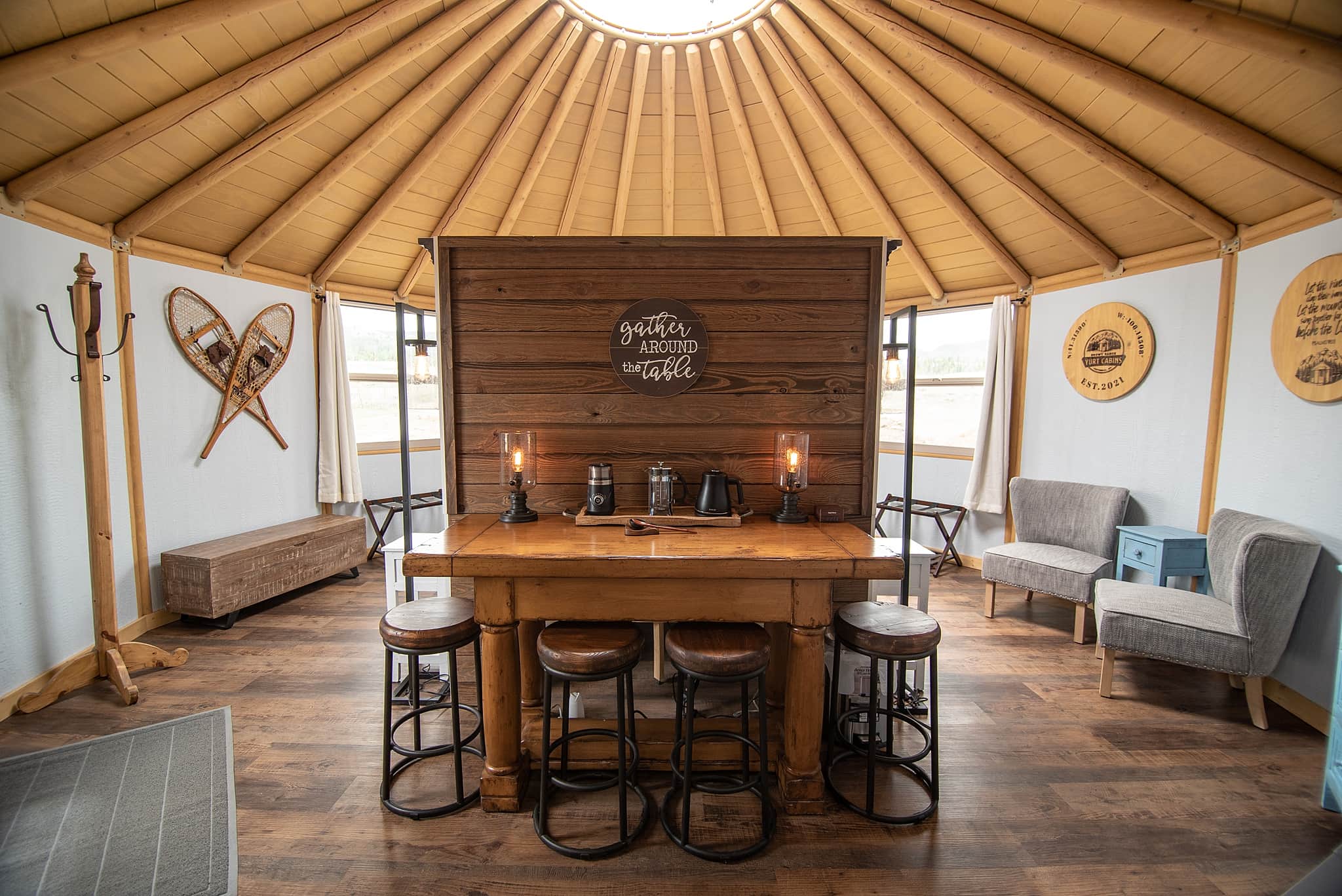Snowy Range Yurt Cabins - Blue Yurt — Centennial, WY — vacation rental