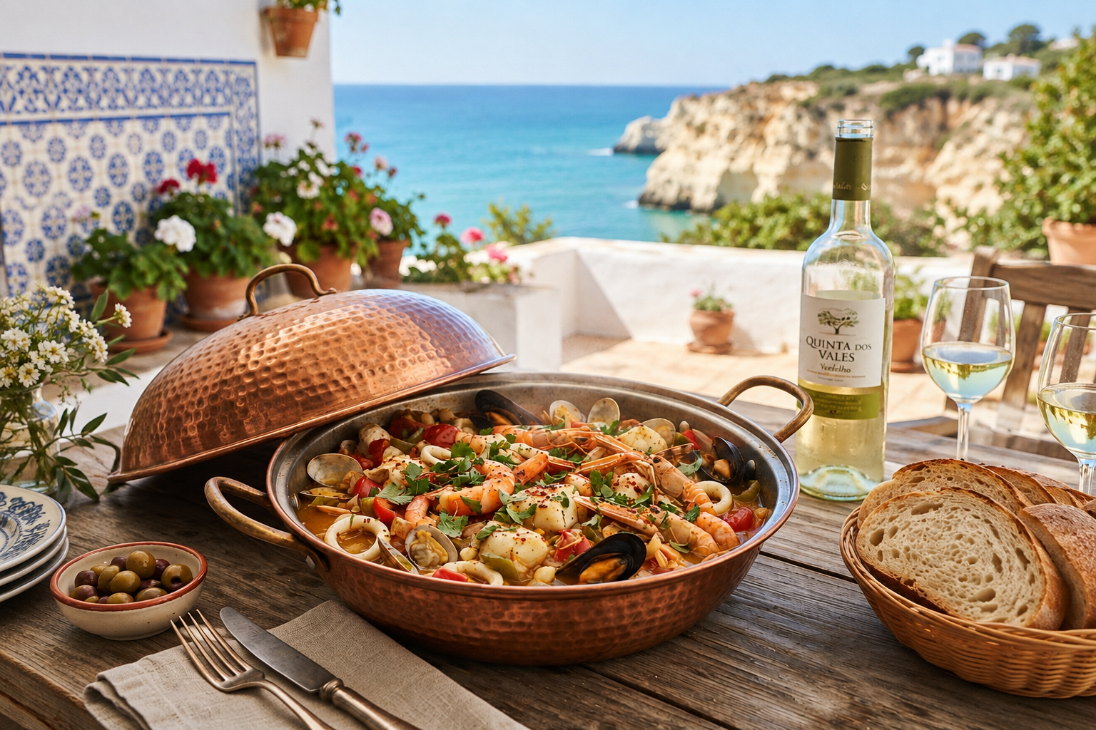 La ´Cataplana´ e la ricca gastronomia dell’Algarve La ´Cataplana´ e la ricca gastronomia dell’Algarve