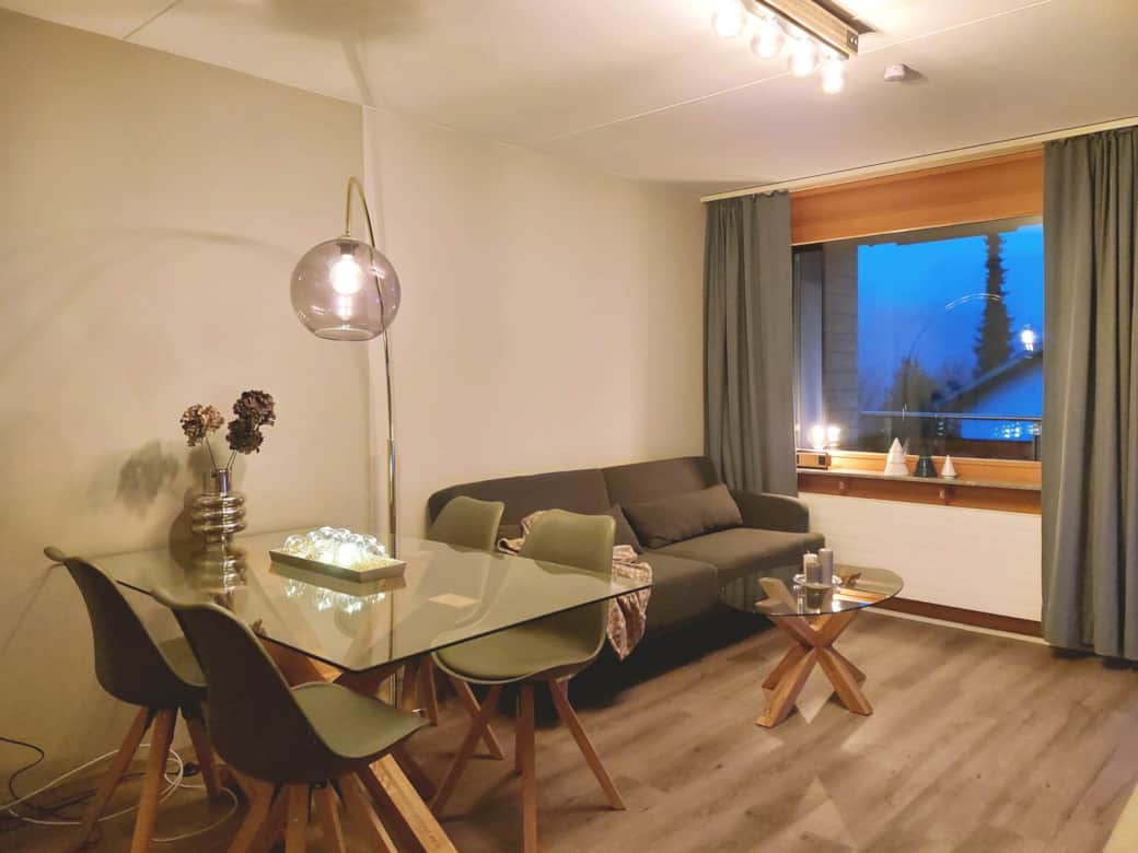 Living Room and Dining Area