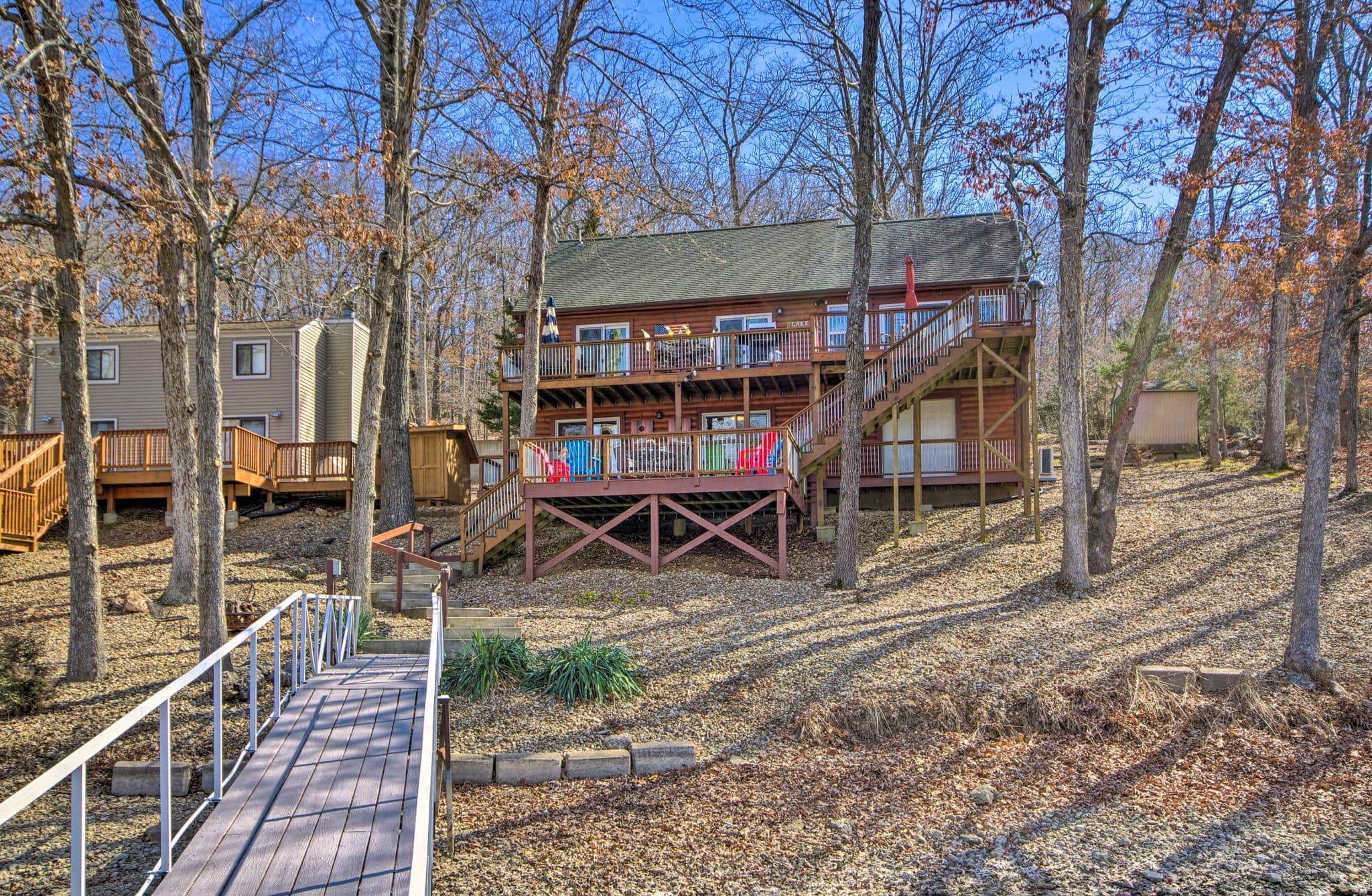 Vacation Rental Osage BeachLuxury Lake CabinRustic Retreat