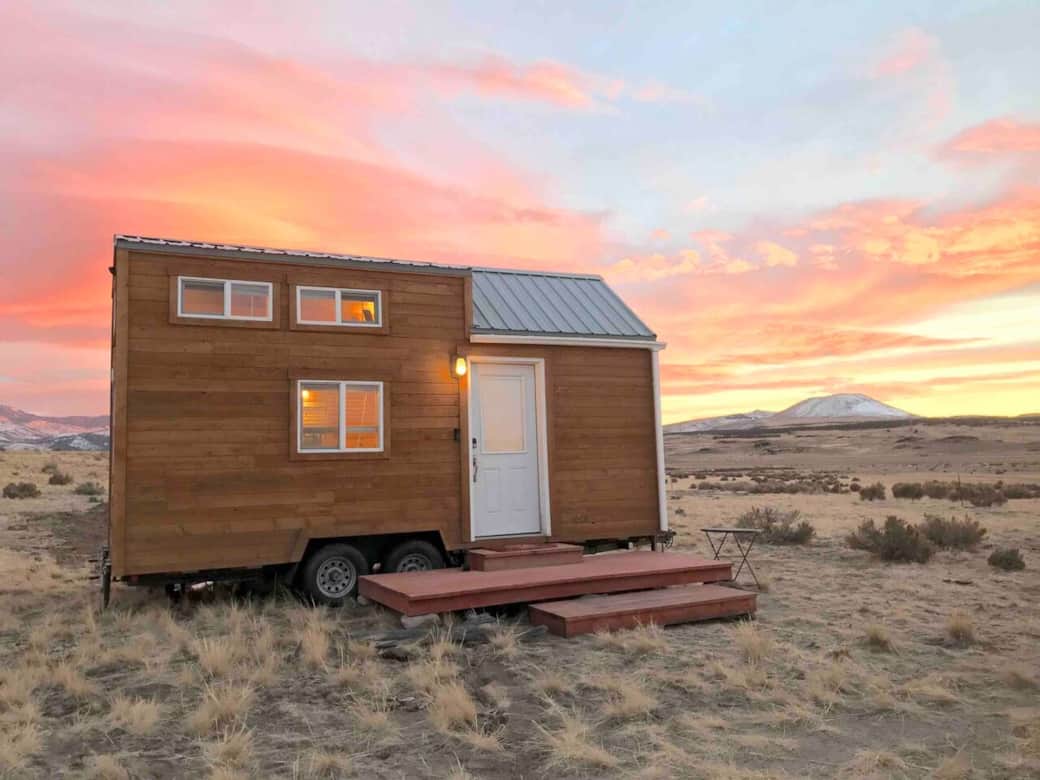 We get some amazing sunsets and you can see the old cinder-cone in the background. We get some amazing sunsets and you can see the old cinder-cone in the background.
