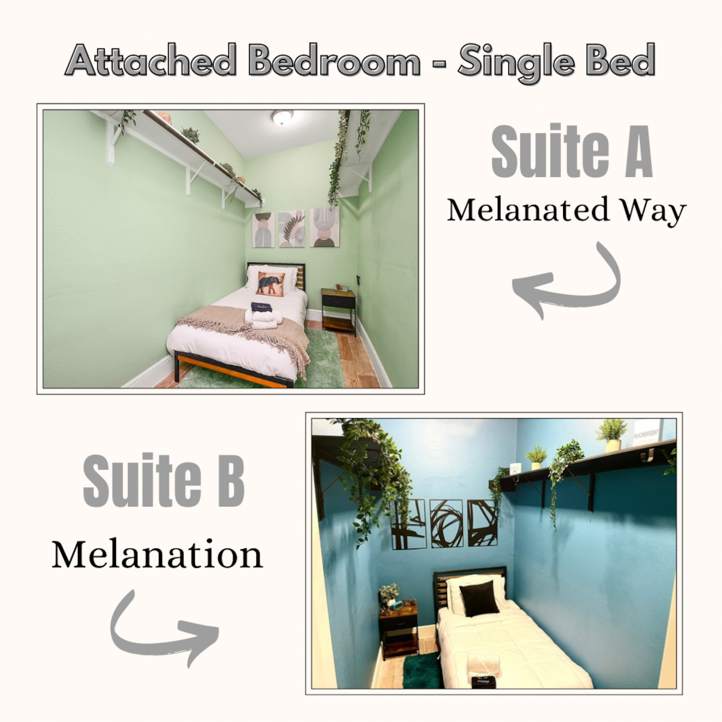 Attached Bedroom - Single Bed Attached Bedroom - Single Bed