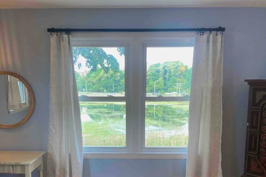 View of the Green Landing Salt Marsh from bedroom. 