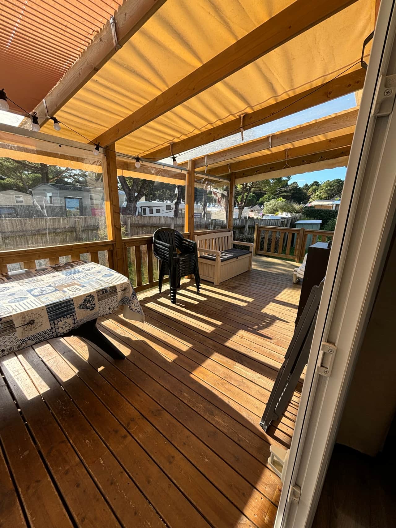 Terrasse lumineuse
