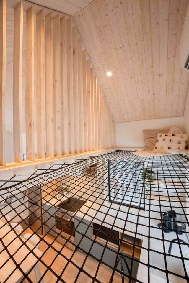 The mezzanine net space is particularly popular with the kids!