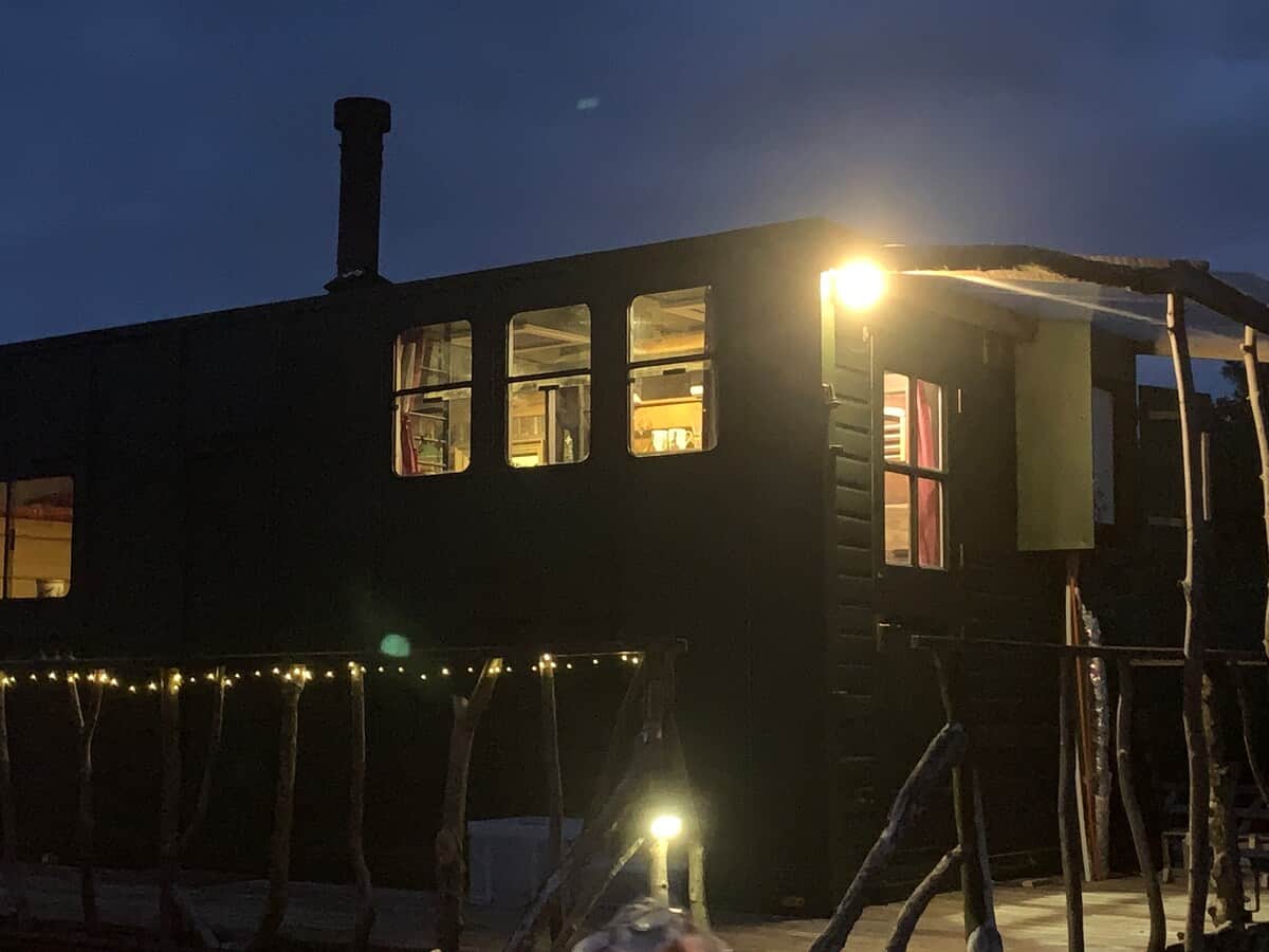 Rosie's at night