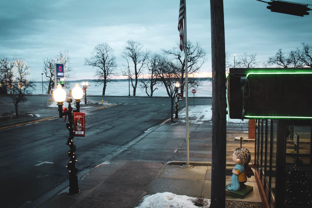 The Lakeshore, view of Lake Bemidji from room