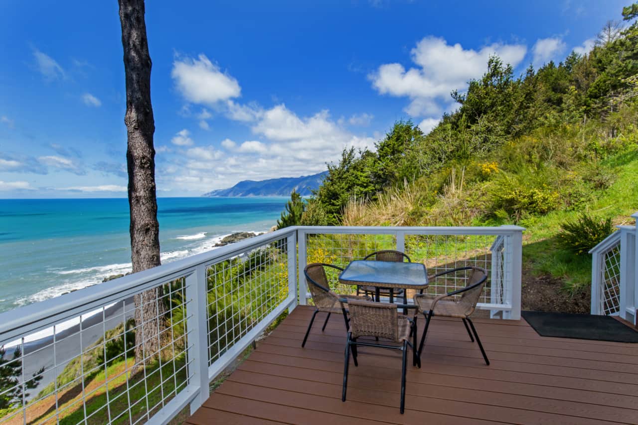 View from unit Breathtaking in Shelter Cove CA