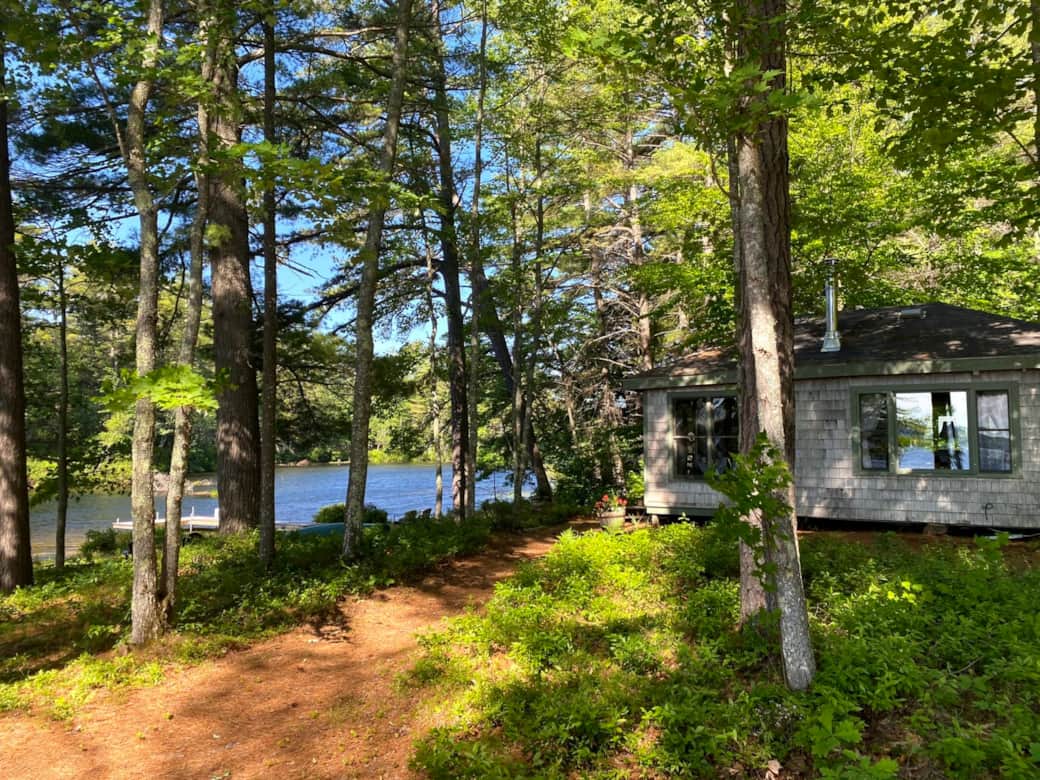 Creekside cabin