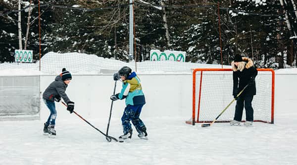 Patinoire extérieure