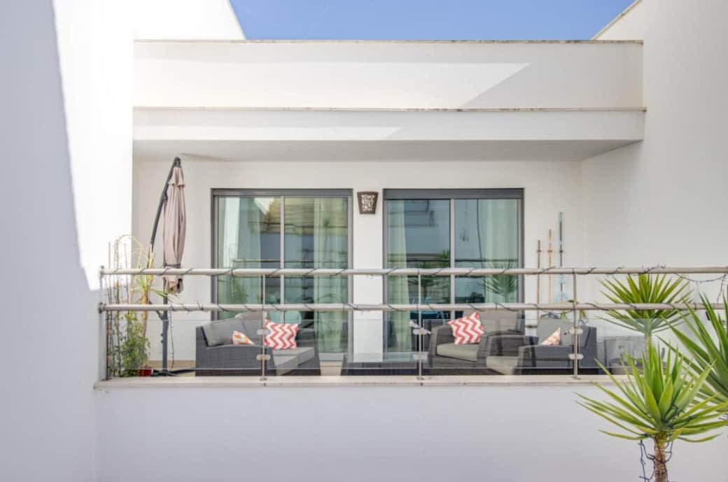 The terrace