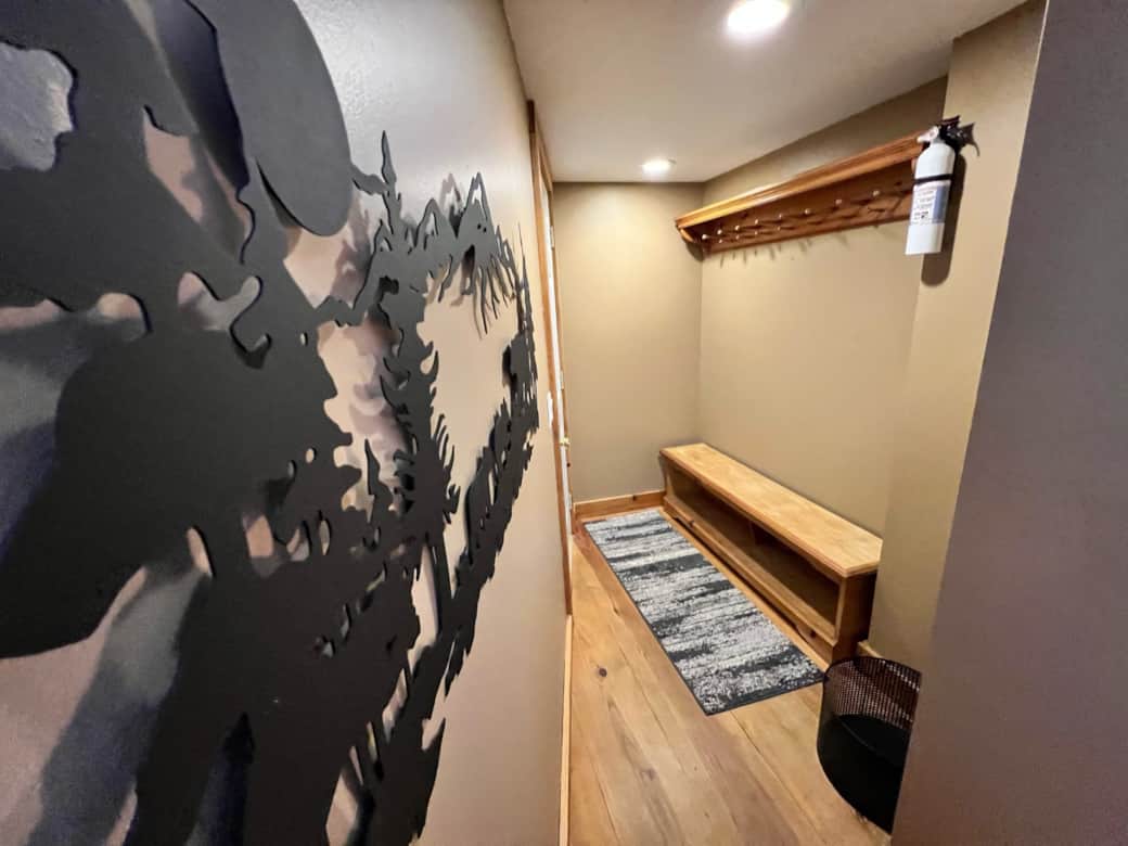 Drop zone/mud room Drop zone/mud room