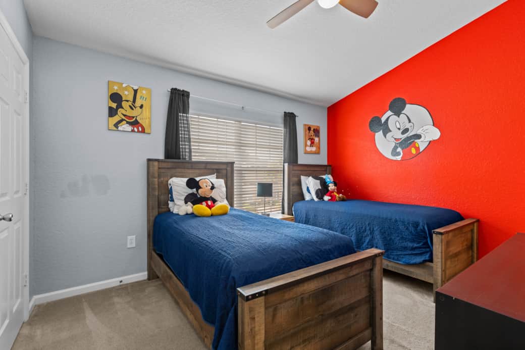 Minnie Mouse themed bedroom