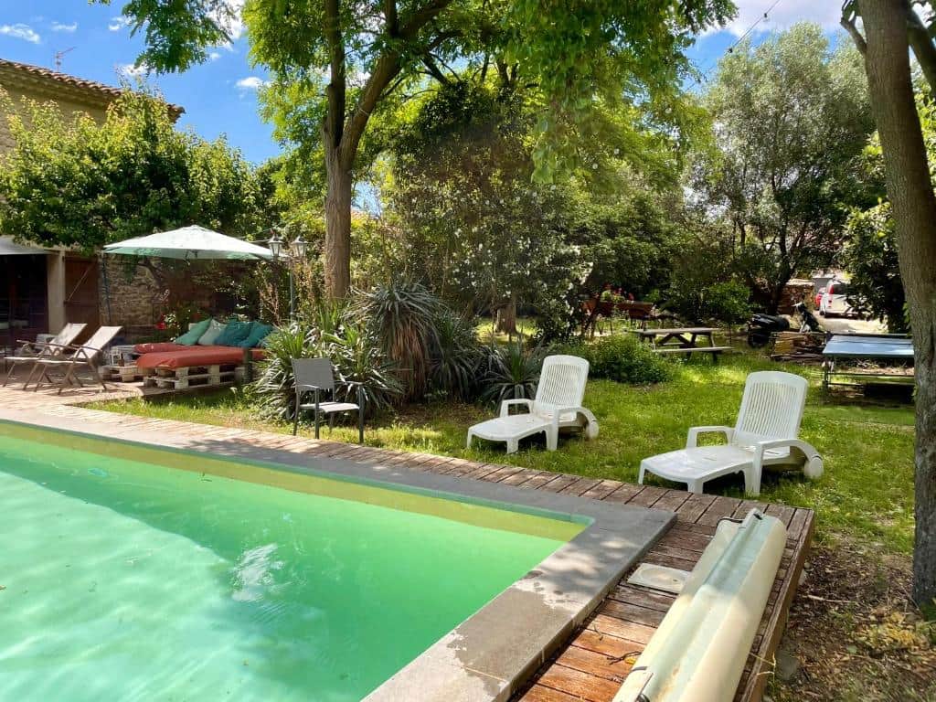Piscine partagée