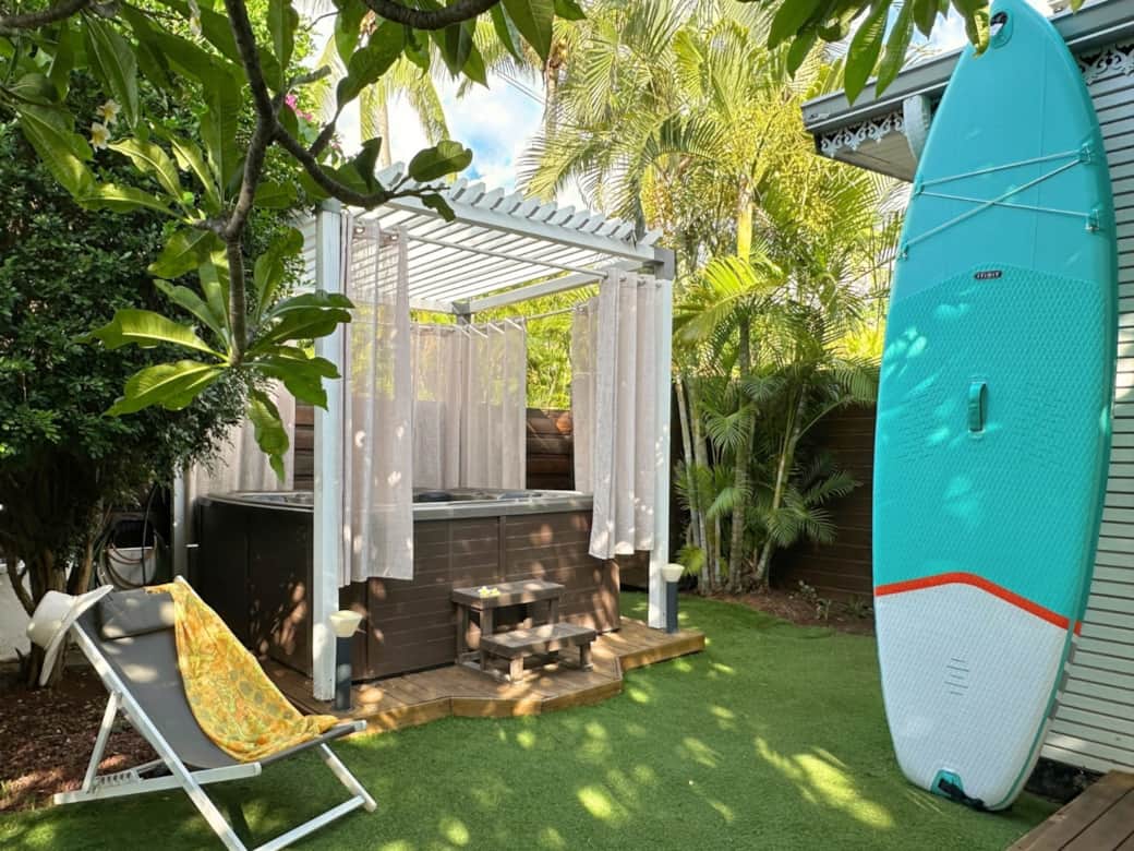 Jacuzzi à la belle étoile Jacuzzi à la belle étoile