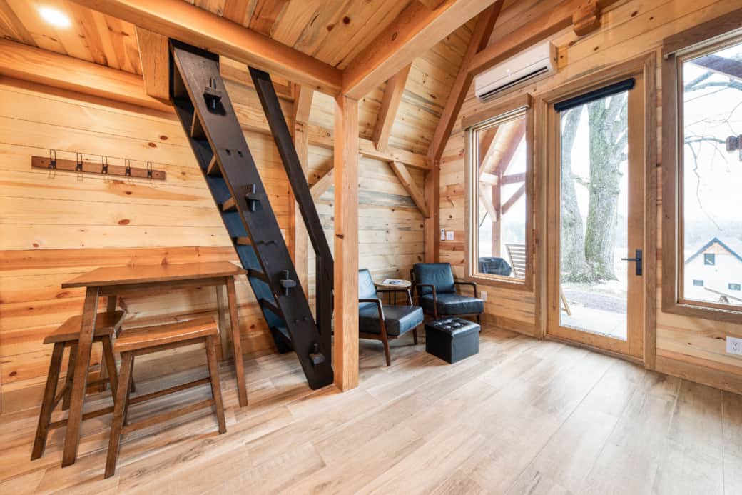 Cabins c stairs