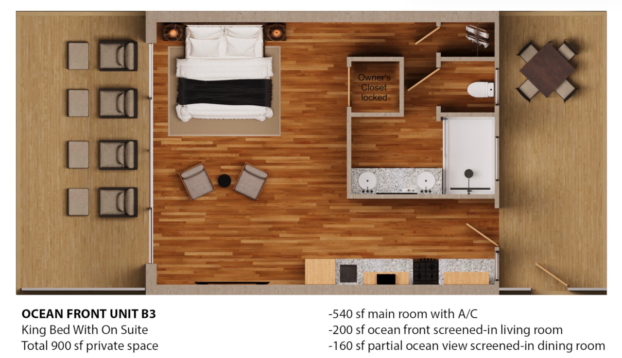 Quatro Vista Unit B3 Floorplan