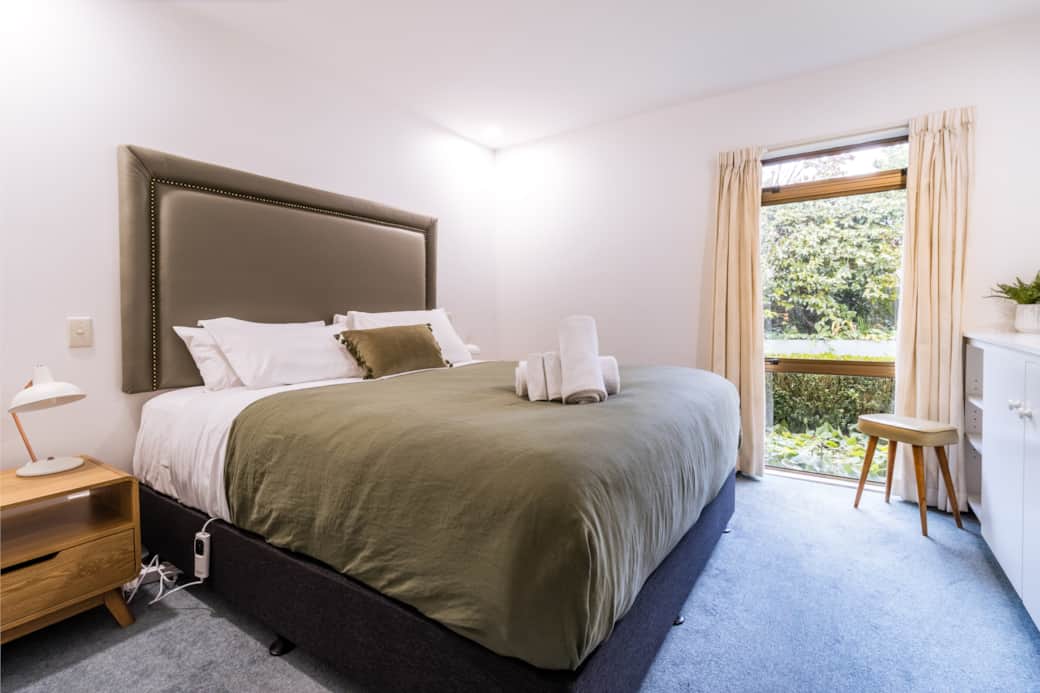 King bed, garden views, lush vibes and wireless charging—because even phones need a nap.