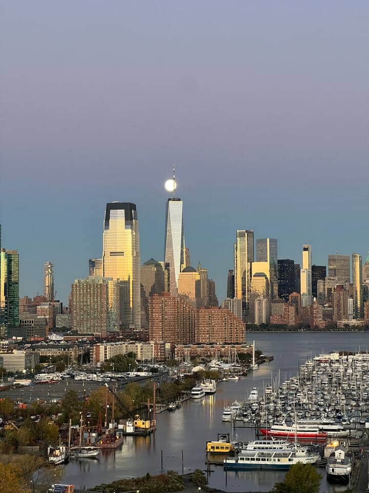 View from sky lounge. Images are from staged unit in same building. 