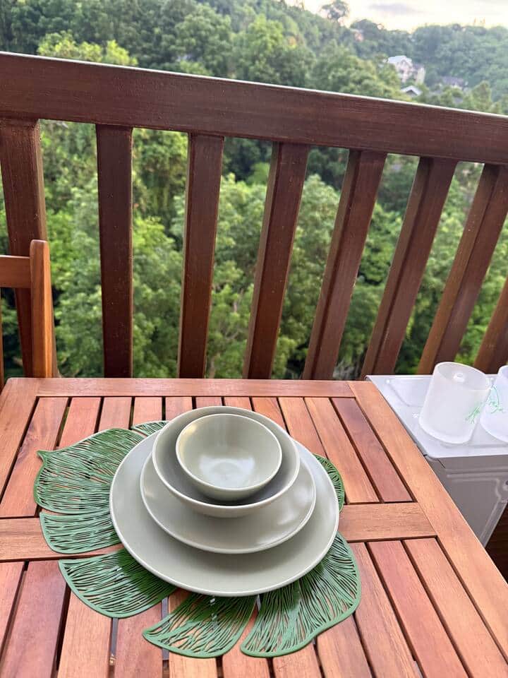 have your meal or coffee at the terrae while you enjoy the breeze