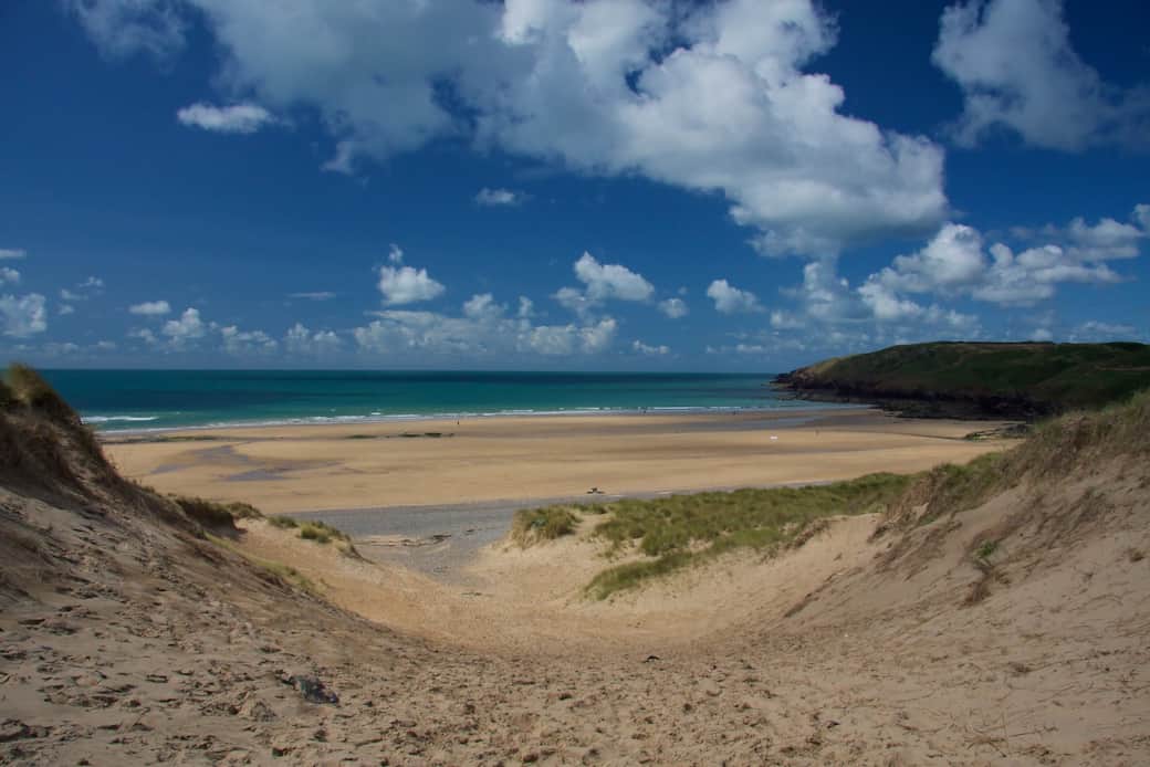 Freshwater West Beach 5 mins drive
