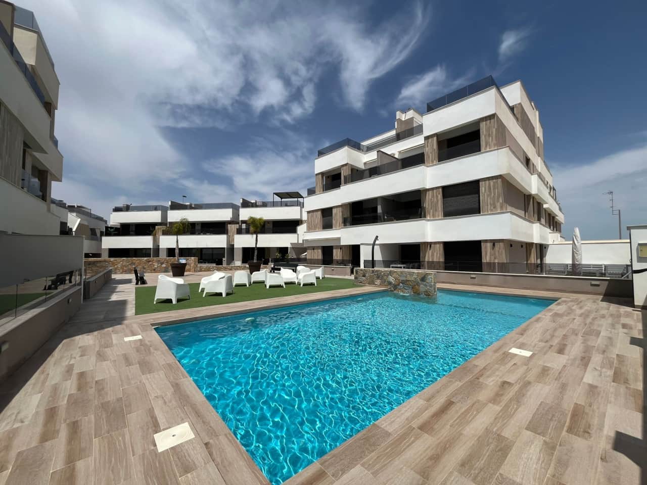 Communal area and pool