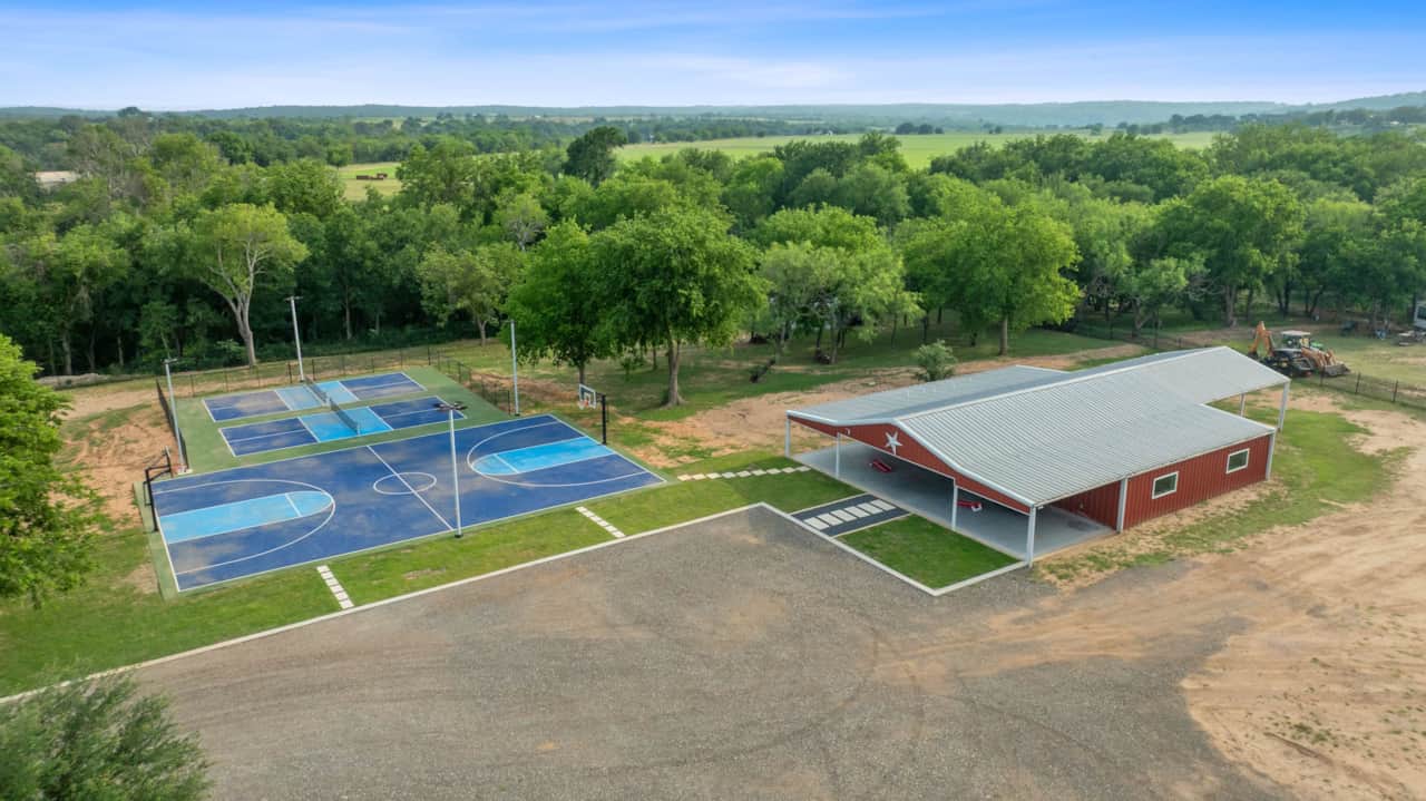 Clubhouse and Sports Courts