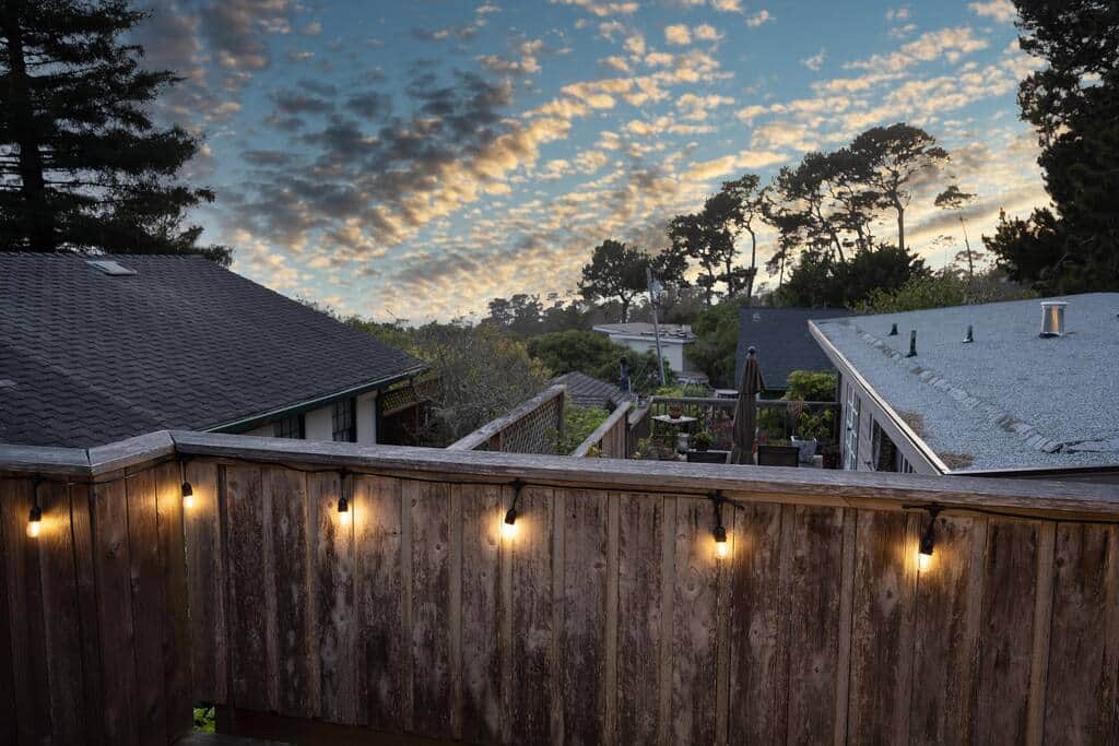 Large sky deck views of ocean Large sky deck views of ocean