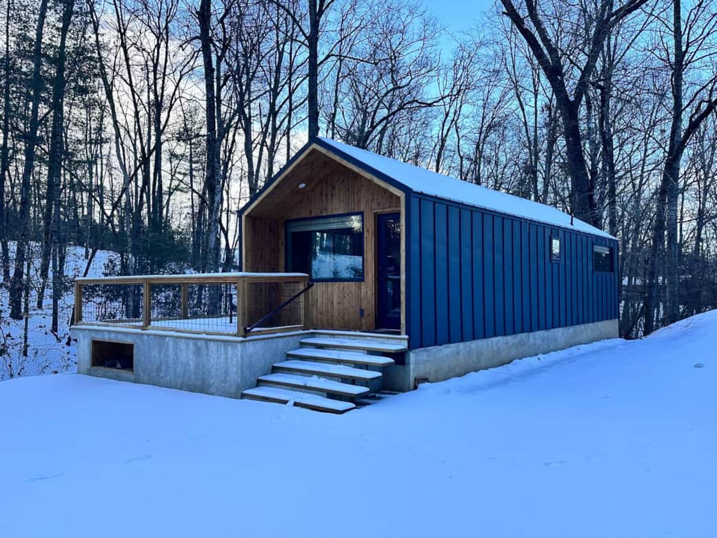 A cozy winter escape — the cabin becomes a warm haven during snowy mountain days. A cozy winter escape — the cabin becomes a warm haven during snowy mountain days.