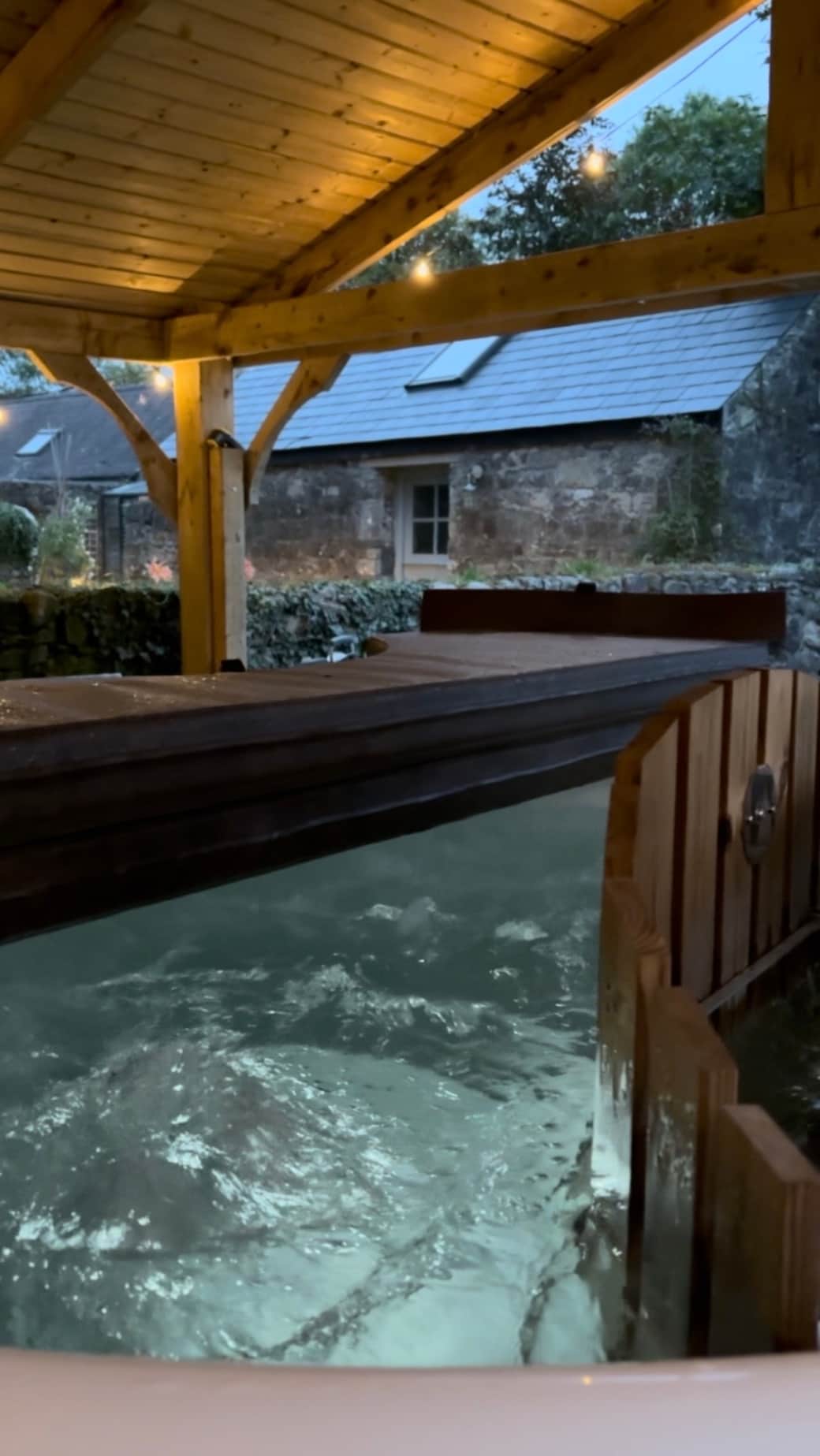 Enjoy a Private Session in our Skargards Wood Fired Hot Tub