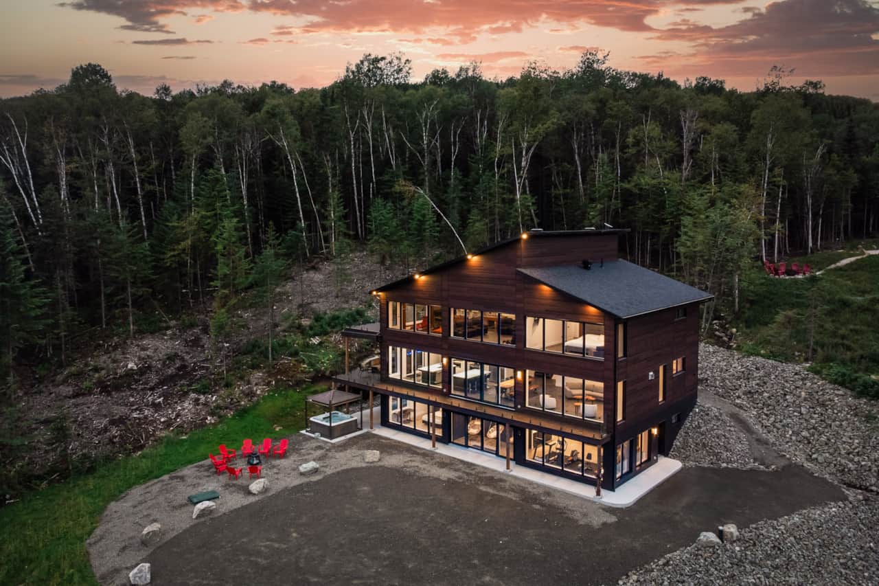 Aerial View House