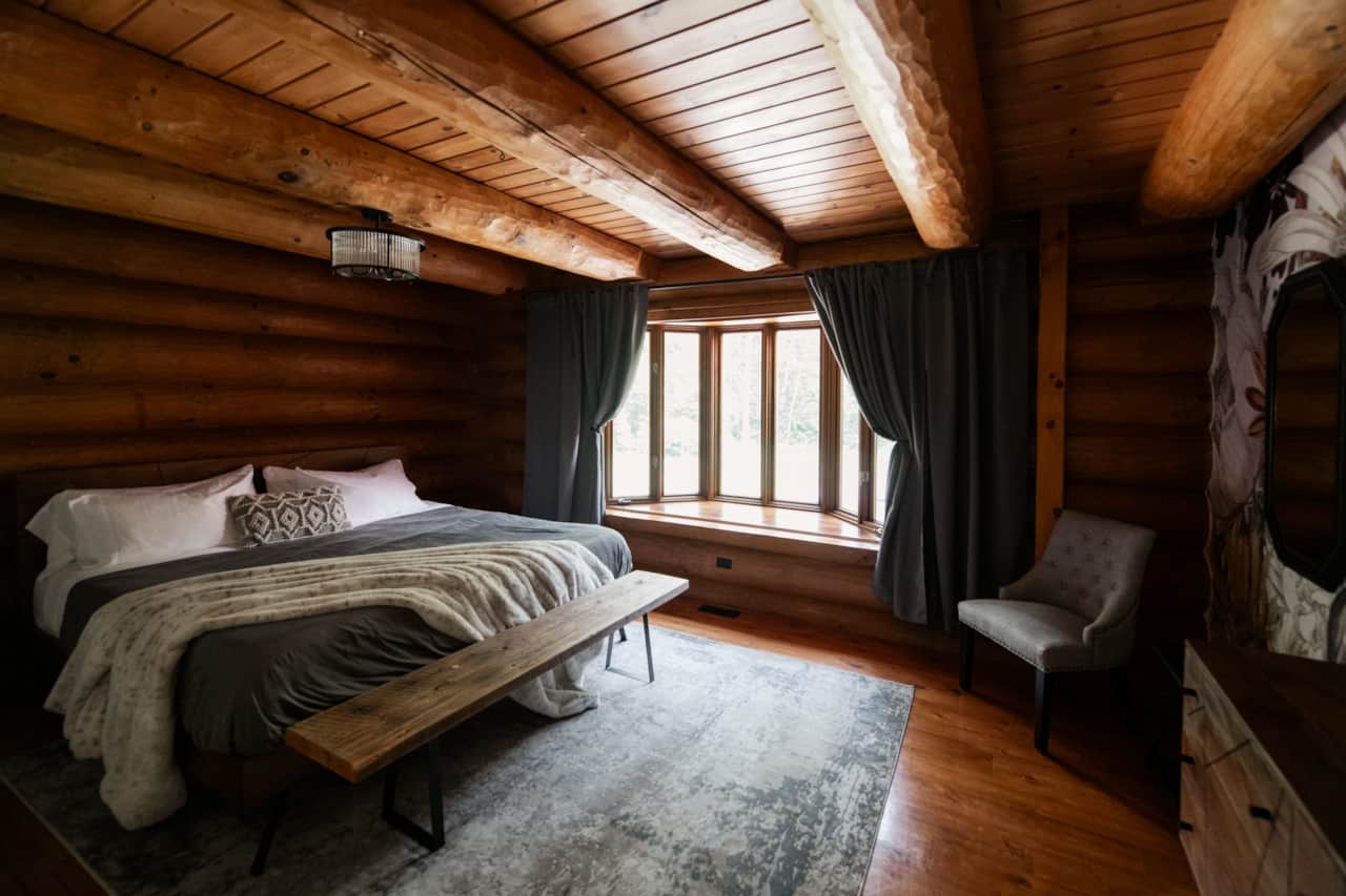 Master Bedroom: King Bed with Cozy Finishes