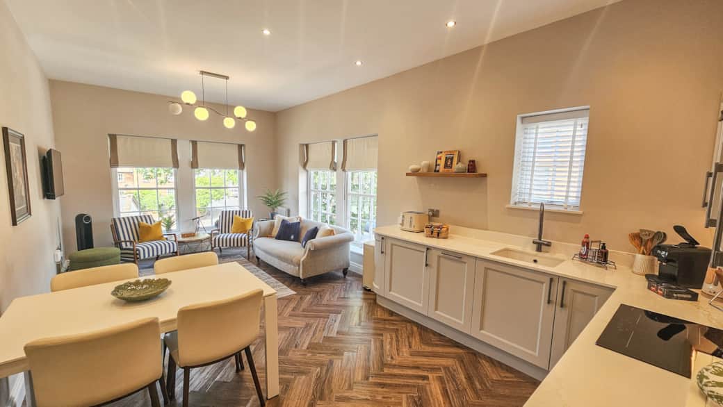 Open Plan Kitchen & Living Space
