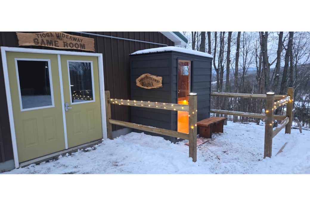 Sauna and Game Room! 