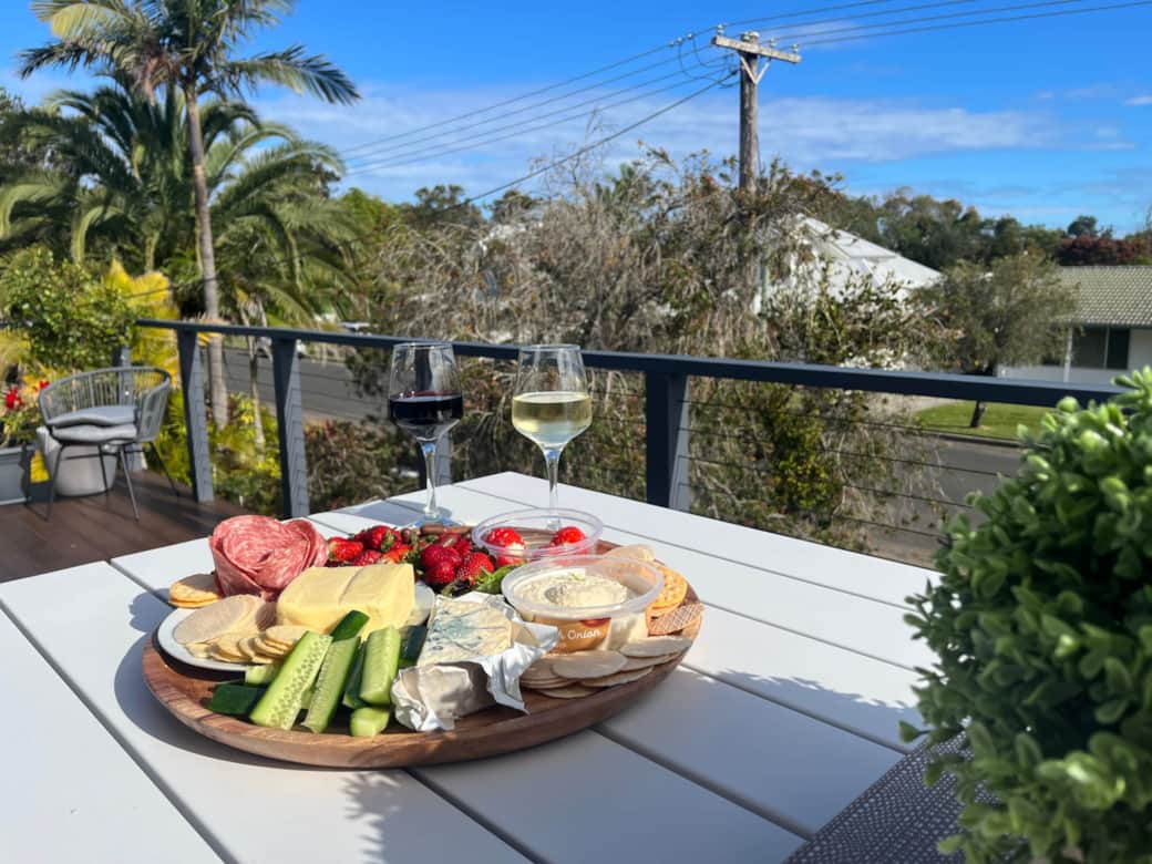 Lunch on the deck