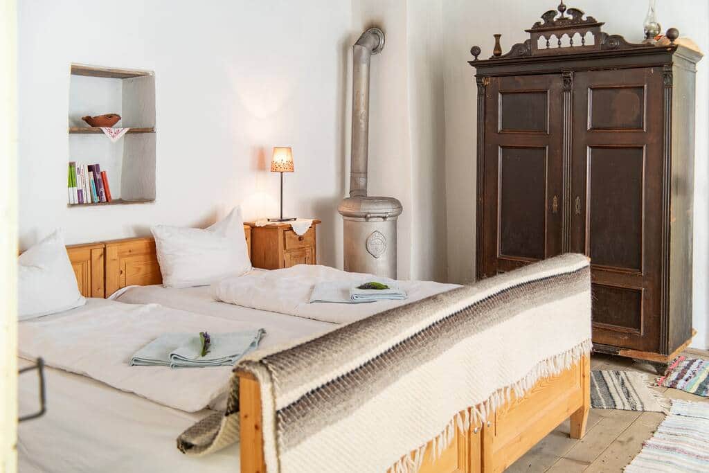 Bedroom at the back of the house