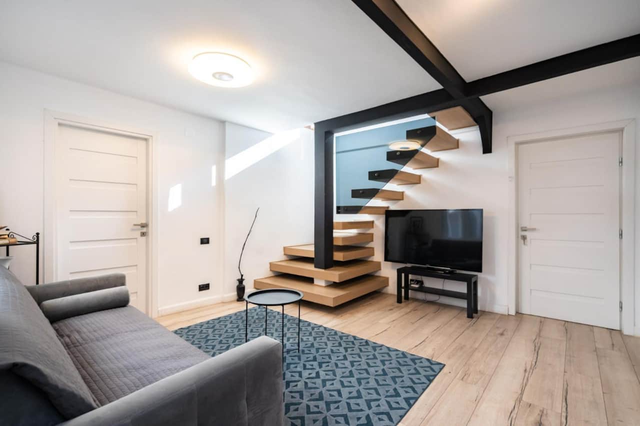 Bright lounge area in Lascar Catargiu Duplex No. 2