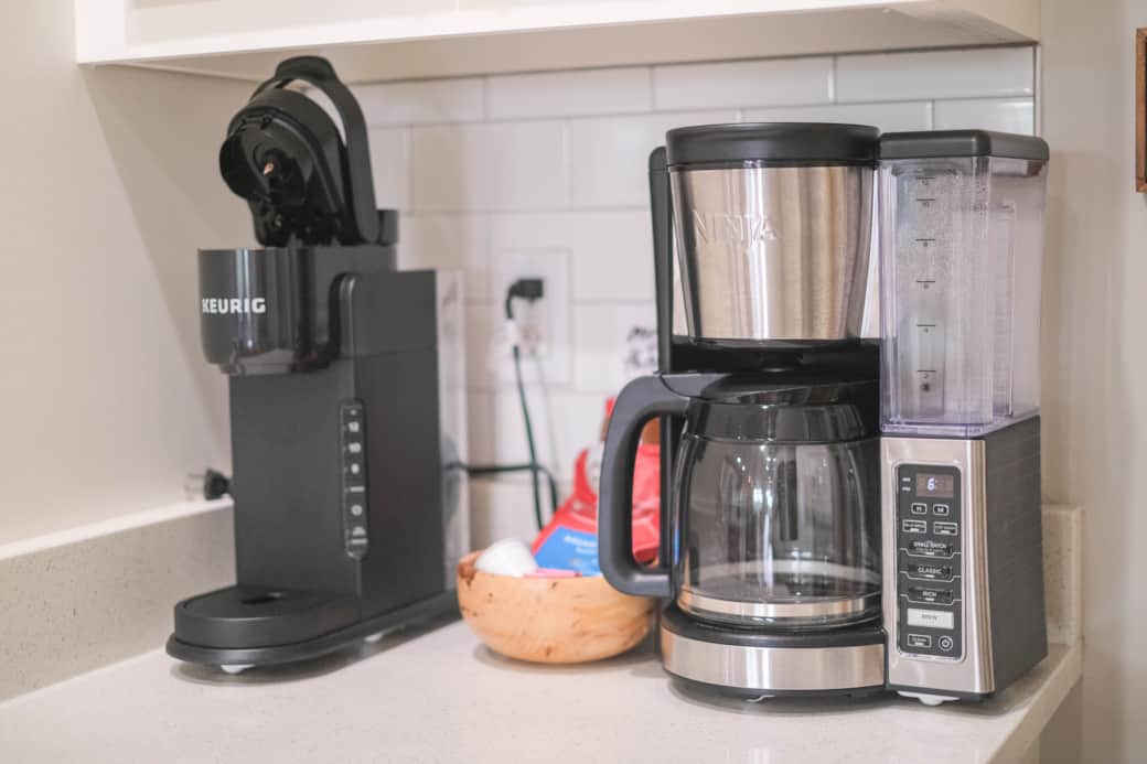 Two coffee pots to choose from