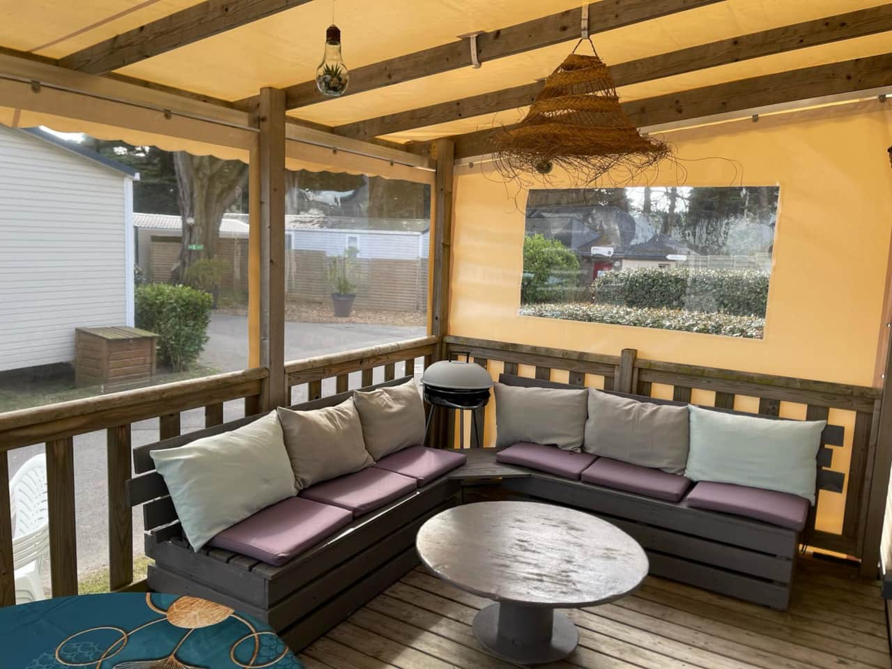 Espace détente sur terrasse