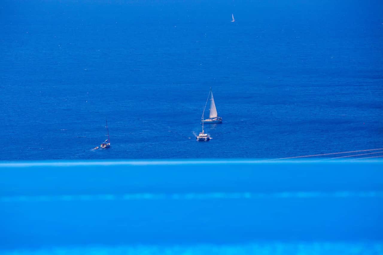Pool with sea view