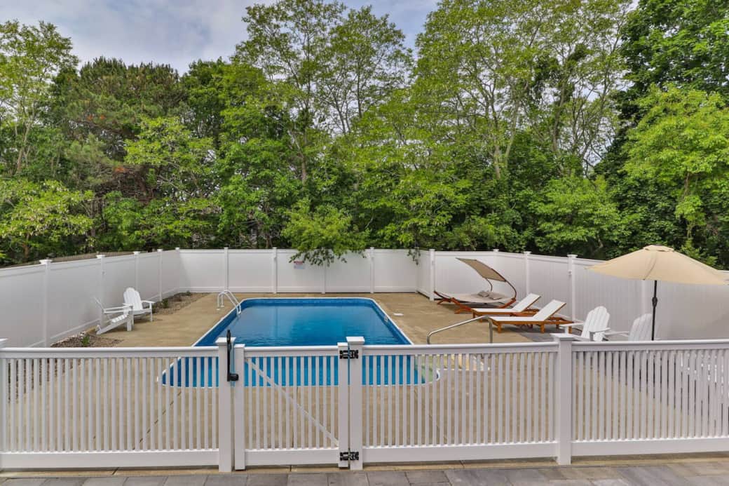 We keep this HEATED pool open from May-September. Send us a message for exact schedule!