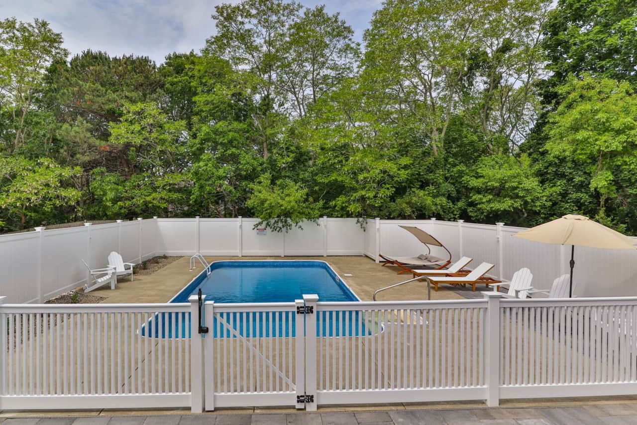 We keep this HEATED pool open from May-September. Send us a message for exact schedule!