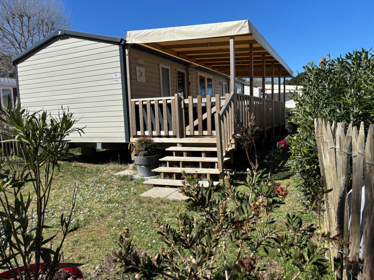 Mobilhome 3 chambres, 2 salles d'eau
