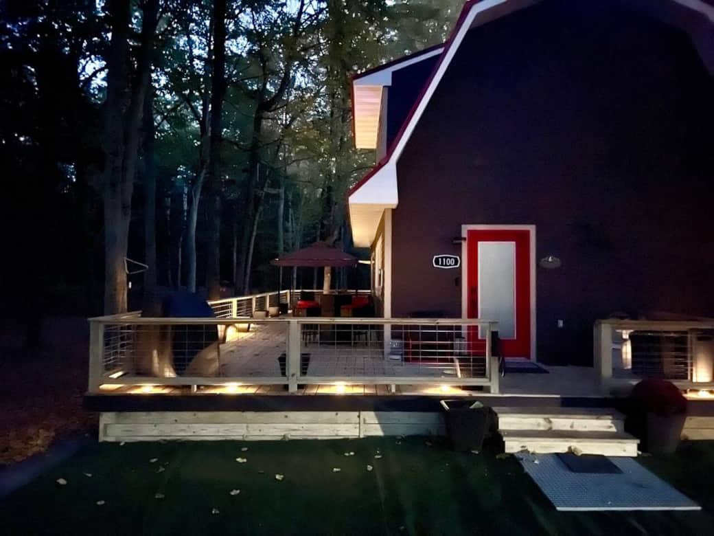 A designated smoking area is thoughtfully placed to ensure comfort and convenience for all guests.