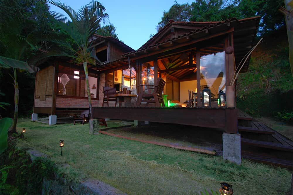 The house at sunset!