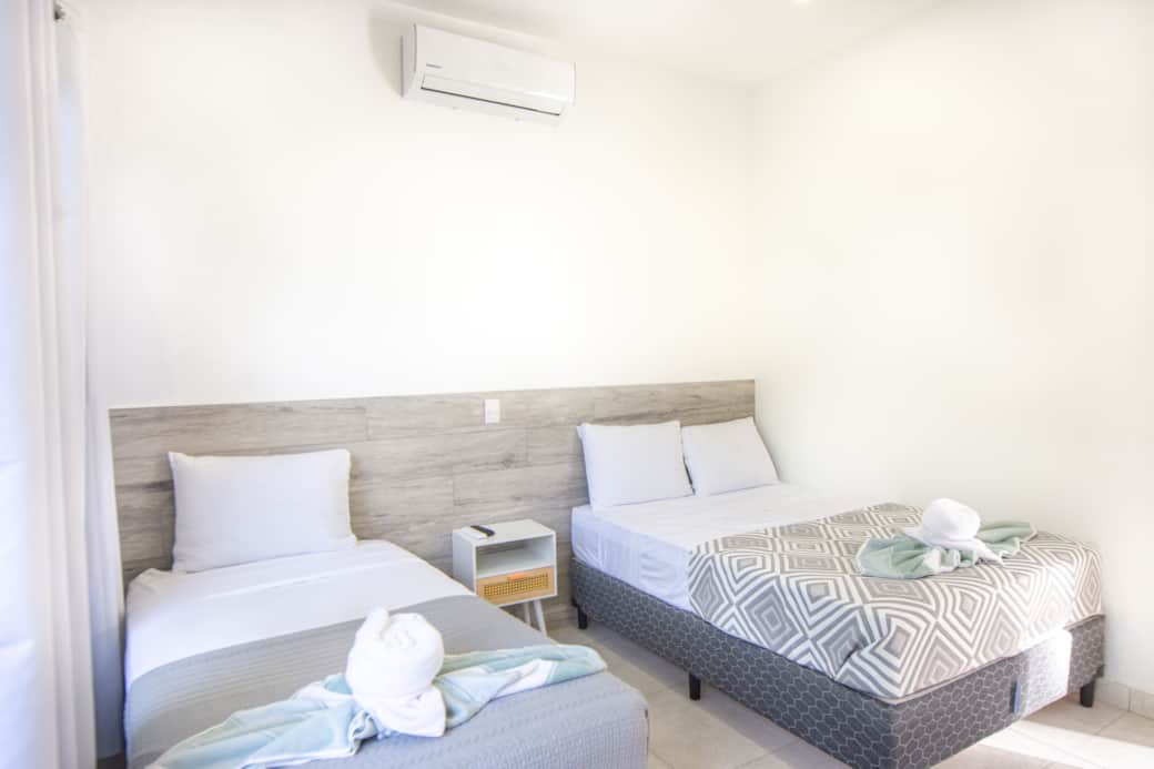 Villas somnara bedroom single double bed forest view costa rica