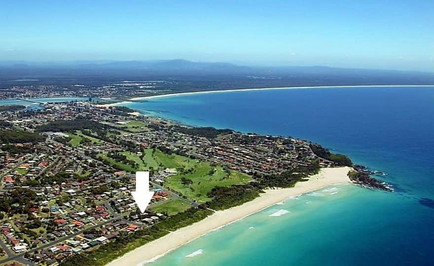 Close to the coast