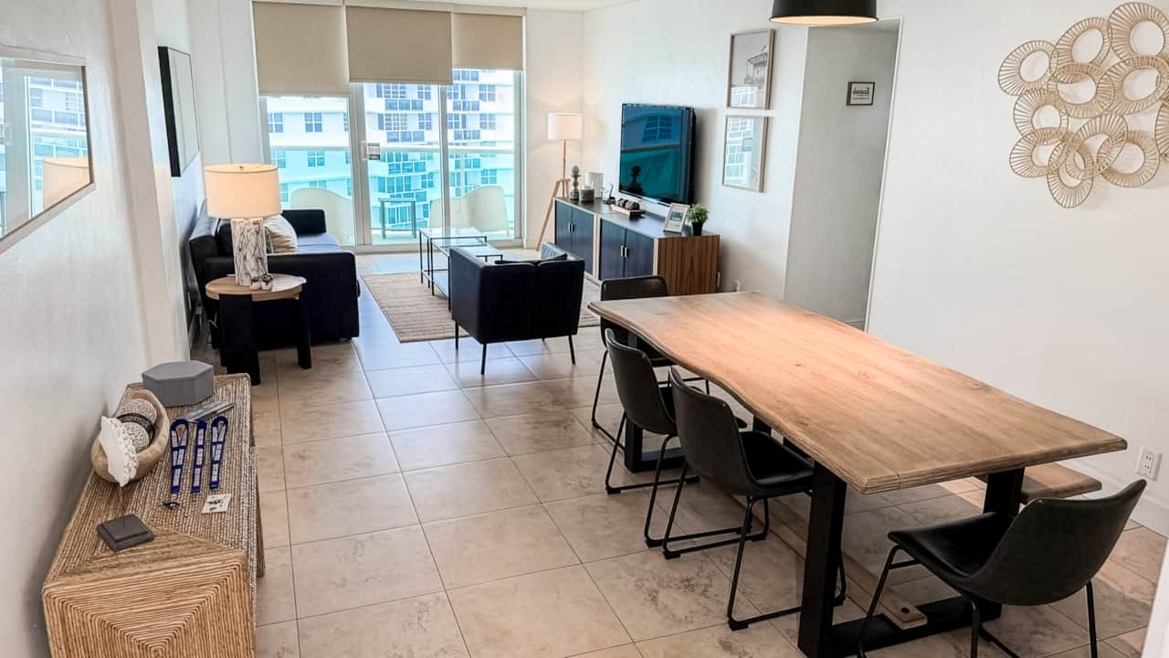 Comedor y sala de estar