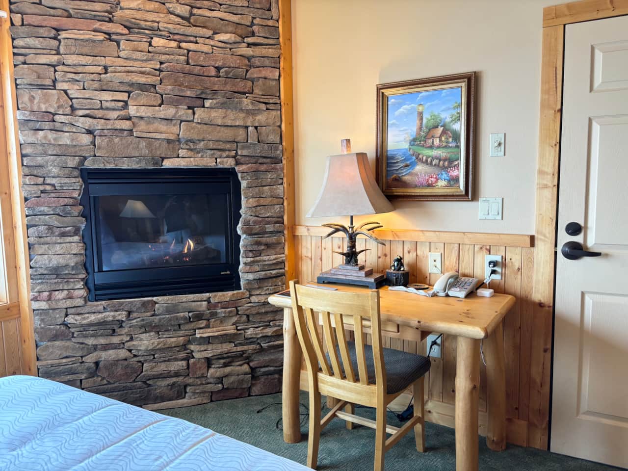 cozy atmosphere with beautiful stone designs