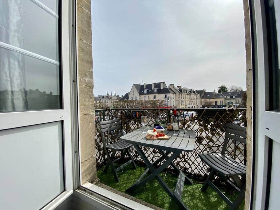 Private balcony